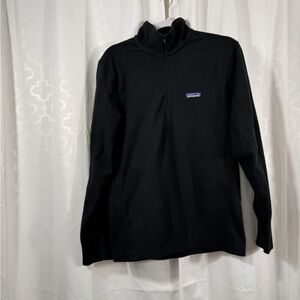Patagonia Men’s  Micro D 1/4 fleece Pullover/Small - Black
